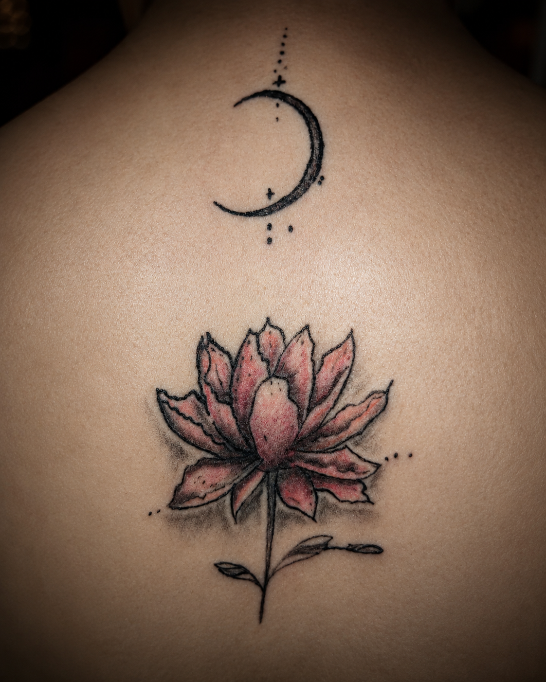 Lotus tattoo by Sam at Be My Canvas