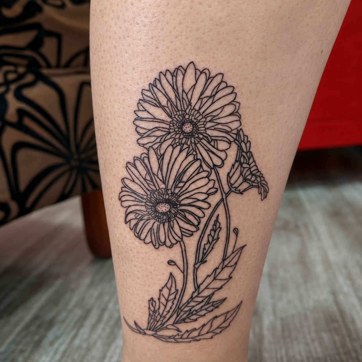 Flower Wrap tattoo by Sam at Be My Canvas