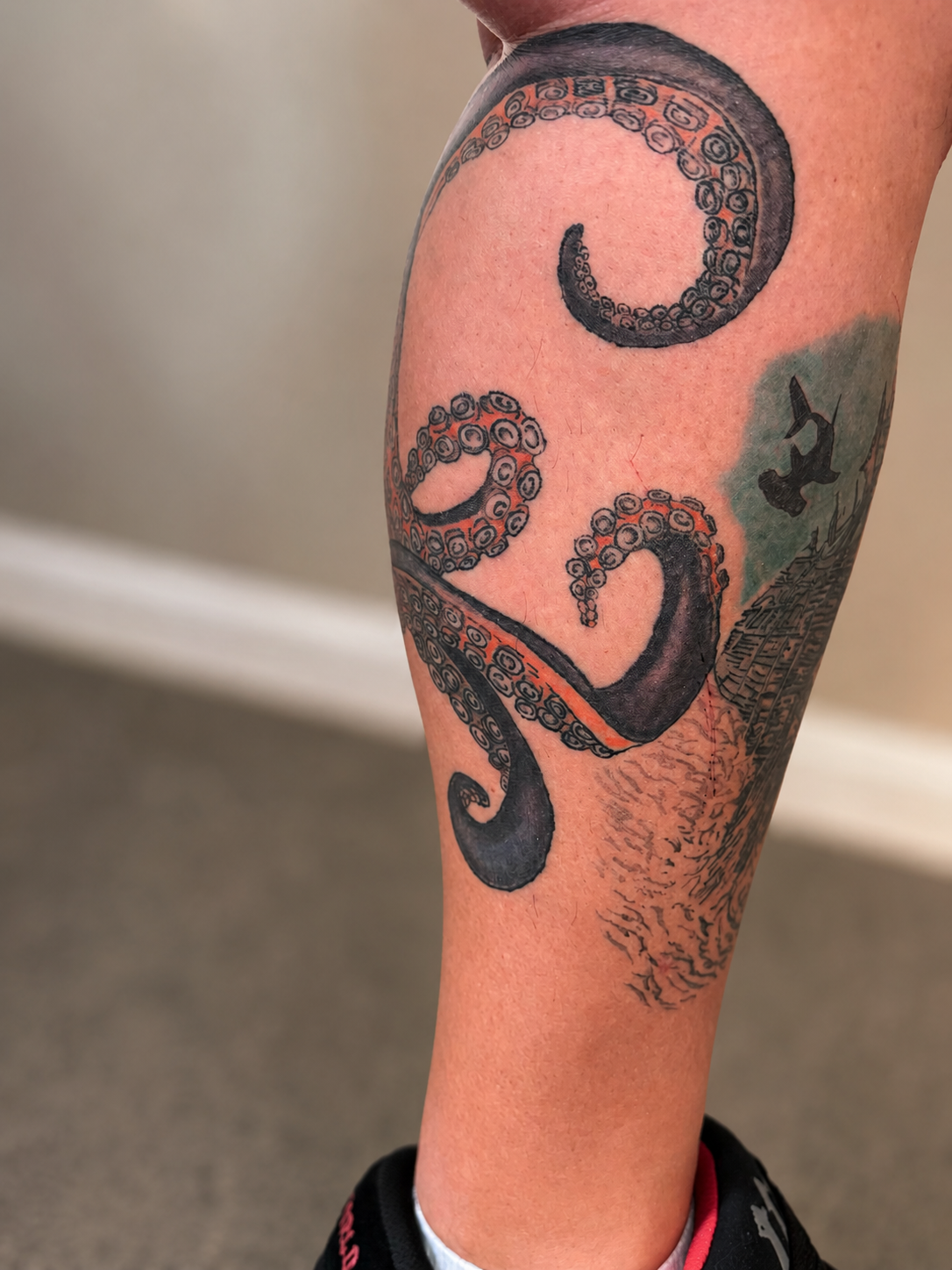 Kraken tattoo by Sam at Be My Canvas